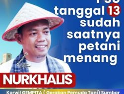 Jelang PSU DPD RI, Petani Sumbar Dukung Perjuangan Nurkhalis
