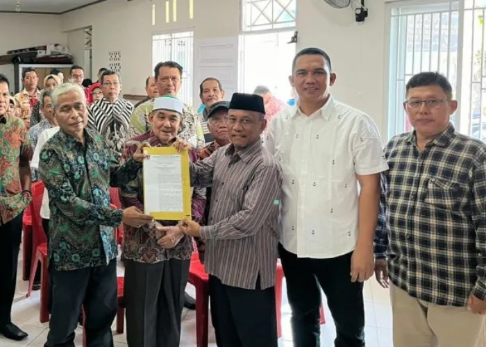 Pengurus LPM Koto Baru Dikukuhkan, Nofiandi Ajak LPM Sukseskan Program Pembangunan