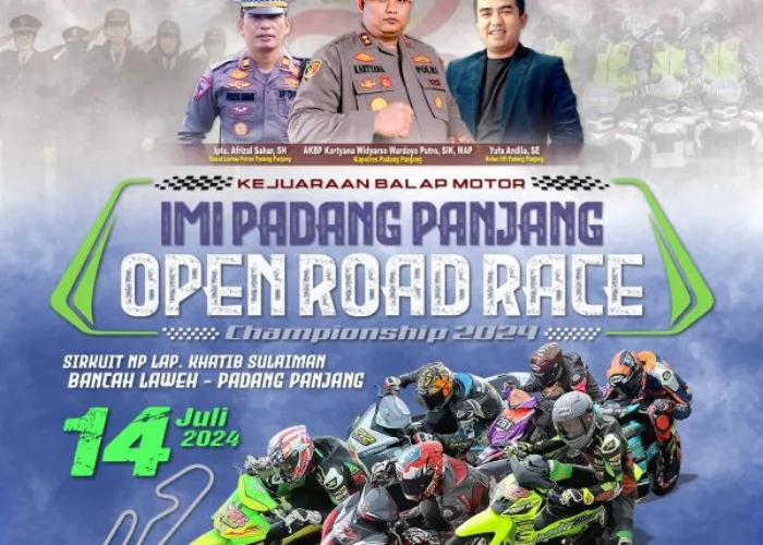 Ratusan Pembalap Bakal Ikuti Open Road Race Championship 2024 Padang Panjang
