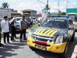 Pj Wako Sonny dan Forkopimda Lepas Distribusi Logistik PSU DPD RI