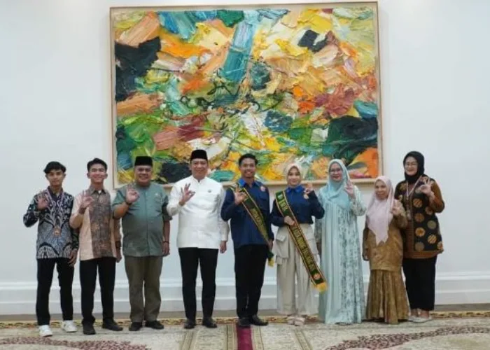 Melaju ke Tingkat Provinsi, Duta GenRe Audiensi dengan Pj Wako Sonny
