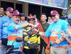 Apri Siswandi Menangkan Doorprize Sepeda Motor Padang Gowes Adventure