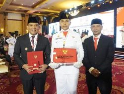 Pj Wako Sonny Terima Duplikat Bendera Pusaka dari BPIP
