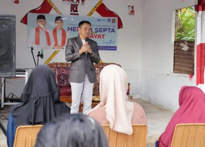 Silaturahmi dengan Warga Dadok Tunggul Hitam, Hidayat Paparkan Program HEBAT