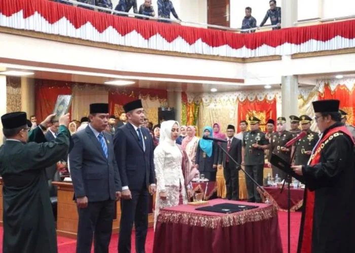 Imbral, Mardiansyah dan Nurafni Fitri, Pimpinan Definitif DPRD Padang Panjang