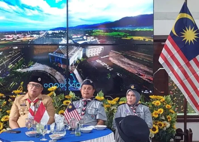 Peringatan Hari Pramuka ke-63, Pramuka Padang Terima Lawatan Pengakap Perak Tengah Malaysia
