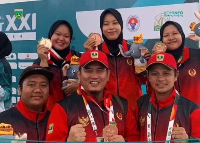 Bersama Tim PON XXI Sumbar, Atlet Petanque Padang Panjang Raih Medali Perunggu