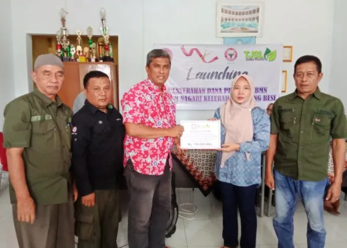Forum Nagari Kelurahan Padang Besi Launching Penyerahan Dana Program BMN TJSL PT. Semen Padang