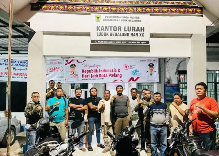Antisipasi Tawuran, Pemerintah Kecamatan Lubuk Begalung Giatkan Patroli Gabungan