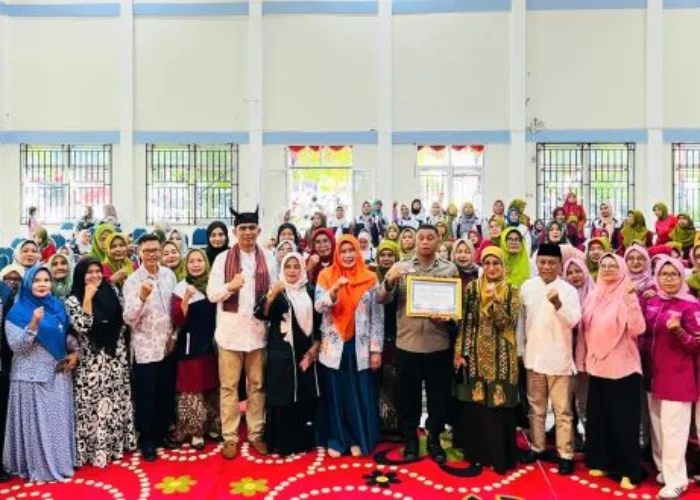 Gelar Sosialisasi JKN dan Pelantikan Pengurus IMP, Aipda Dian Wihendro Rano Dianugerahi BAAS