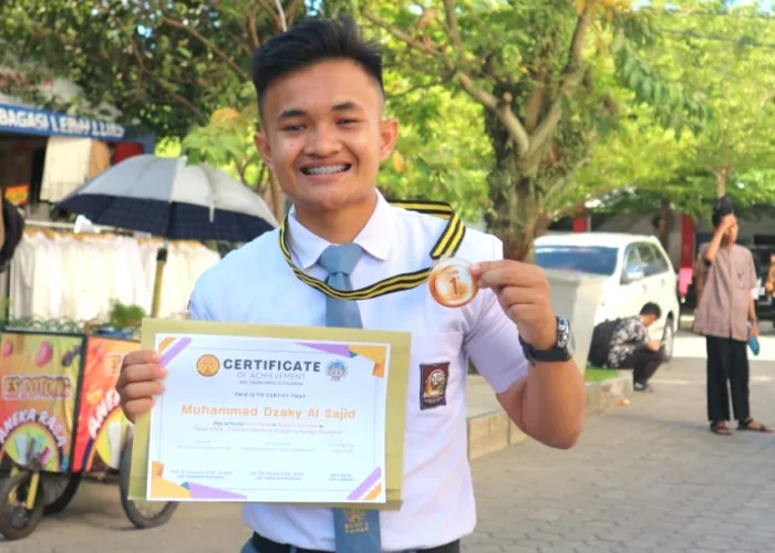 Muhammad Dzaky Al Sajid, Juara I Speech Contest TAIKAI 2024 di UNP
