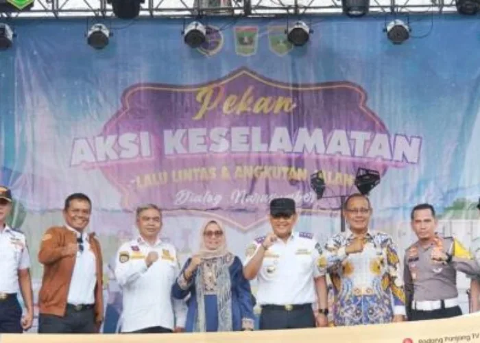 Dishub Sumbar Gelar Aksi Keselamatan Lalin dan Angkutan Jalan di Padang Panjang
