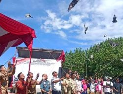 Sebanyak 27 Ekor Merpati Dilepas, Simbol Perdamaian di Pilkada 2024