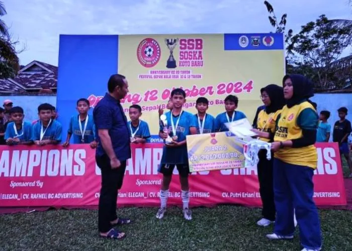SSB PBS Juara II Festival Sepak Bola di Kabupaten Sijunjung