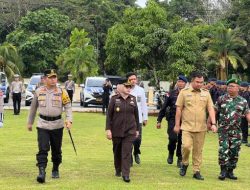 Dihadiri Bupati Sutan Riska, Kapolres Pimpin Apel Gelar Pasukan Operasi Zebra Singgalang 2024