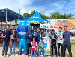PLN Icon Plus Sumbagteng Meriahkan Turnamen Sepak Bola di Desa Pengujan Bintan
