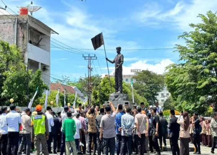 Patung dan Relief Perjuangan Bung Hatta serta Monumen Garuda Pramuka Diresmikan