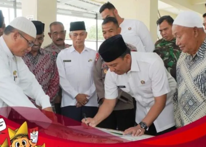 Pj Wako Sonny Resmikan Beberapa Fasilitas Baru di Masjid Nurul Iman Silaing Atas