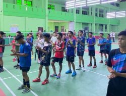 Pj Wako Sonny Buka Turnamen Badminton Tingkat Pelajar se-Pabasko