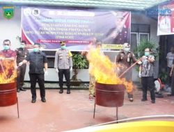 Kejari Musnahkan Barang Bukti Perkara TPU