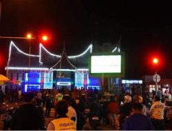 Laga Indonesia Kontra Filipina, Warga Antusias Nobar Bersama Forkopimda