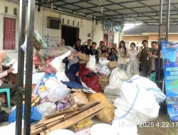 Bank Sampah Ampang Saiyo Mandiri Berbagi Sirkular Ekonomi pada Relawan AIESEC Unand