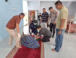Warga Temukan Mayat di Teras Masjid, Diduga Karena Sakit