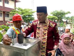 Pj Wako Sonny Puji Kran Air Siap Minum Milik Perumdam Tirta Serambi