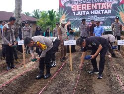 Sutan Riska Berpartisipasi dalam Penanaman Satu Juta Ha Jagung Bersama Forkopimda
