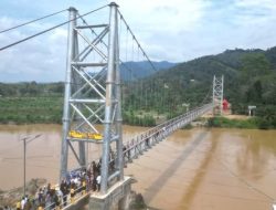 Jembatan Gantung Siguntur Diresmikan, Persembahan Manis Sutan Riska di Ujung Masa Jabatan
