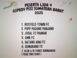 Tak Ada Nama PSP Padang, Pendaftaran Liga 4 Sumbar Ditutup