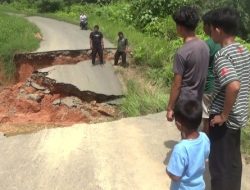 Jalan Kabupaten Menghubungkan Timpeh Amblas, Masyarakat Diminta Gunakan Jalan Alternatif