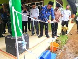 Serah Terima dan Peresmian Pamsimas, Wabup Ahmad Fadly Ucapkan Terima Kasih