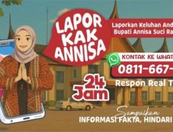 Bupati Annisa Luncurkan Layanan Pengaduan Masyarakat Berbasis WhatsApp “LAPOR KAK ANNISA”