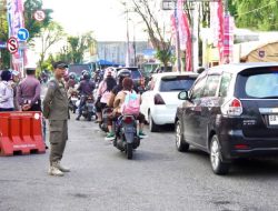 Hari Pertama Rekayasa Sistem Satu Arah Berjalan Lancar dan Tertib