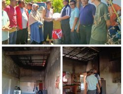Pemko Padang Serahkan Bantuan Kebutuhan Dasar Korban Kebakaran di Bungo Kasang