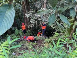 Kecelakaan Tunggal di Lurah Barangin, Dua Pengendara Terjatuh ke Jurang