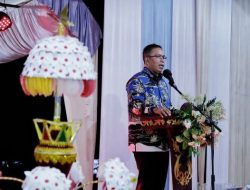 Wawako Mulyadi Hadiri Halal Bihalal dan Pengukuhan Ketua PKDP Kecamatan Rimbo Bujang