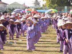 Dibuka Wawako Suryadi Nurdal, Sekitar 1.700 Murid TK/RA, PAUD dan KB Gelar Tari Massal