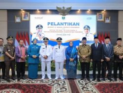 Gubernur Lantik Welly Suhery dan Parulian Sebagai Bupati dan Wabup Pasaman 2025-2030