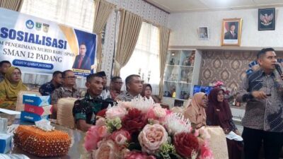 Tak Ada Calon Murid Titipan, SMA N 12 Padang Sosialisasi SPMB