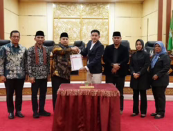 DPRD Setujui Ranperda Pertanggungjawaban APBD Padang Panjang 2024