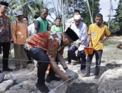 Wako Yota Balad Letakkan Batu Pertama Pembangunan Masjid As Salam Desa Apar
