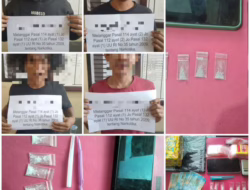 Tim Lupak Satresnarkoba Polres Dharmasraya Ringkus Empat Pengedar Shabu dalam Semalam