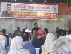 Sosialisasi Perda Narkoba, Mantan Pengguna dan Masyarakat Ucapkan Terima Kasih ke Evi Yandri