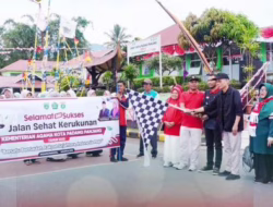 Dilepas Wawako Allex Saputra, Kemenag Gelar Jalan Sehat Kerukunan HUT RI
