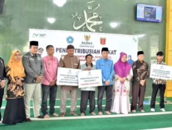 Baznas Agam Salurkan Zakat Rp437.260.000 kepada 171 Mustahik