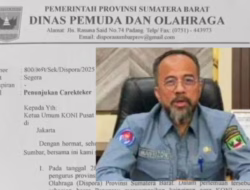 Dispora Sumbar Surati KONI Pusat, Desak Penunjukan Karateker, Pertanyakan Anggaran Rp 1,8 Miliar
