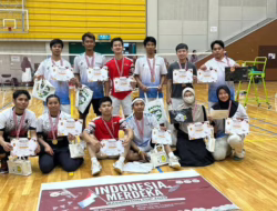 IPM Kansai dan PPI Osaka-Nara Sukses Gelar Turnamen Bulutangkis Sambut HUT RI ke-80 Tahun