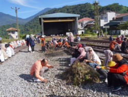 Jelang Kedatangan 45 Delegasi Asing, Pemko Gelar Papa Goro di Stasiun Kereta Api